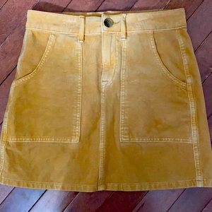 American Eagle cord mini skirt